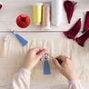 Handicraft Waste Collector Silicone Suctioned Sewing Residue Storager (Red)