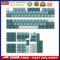126pcs Keyboard Key Cap Set PBT Dye Sublimation Keyboards Parts for MX Switches