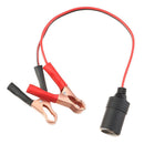 Adapter Crocodile Clip Female Socket to Battery Car Cigarette Lighter Alligator