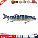 Multi Jointed 12.5cm 21.5g Lures Artificial Wobbler Fishing Hard Bait (A)