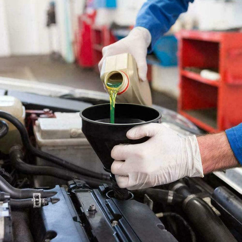 Oiler Filter Funnel Auto Repair Tool Oil Filling Equipment Flexible With P7B6