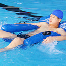 Swimming Pool Beach Water Hammock Party Floating Sleeping Cushion (Blue) Newly