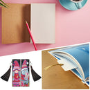 2pcs DIY Diamond Painting Leather Bookmark Gnome Tassel Crafts (FQY027)