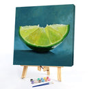 Lemon Frameless Picture Oil Paint By Numbers Hand Painted Picture for Bedroom