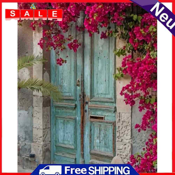 Painting By Numbers DIY Pink Multiflora Room Wall Picture Hand Painted Handwork