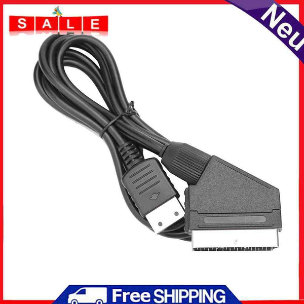 1.8m/6ft Scart RGB Cable Audio Cable Video Connector for SEGA Dreamcast Console