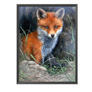 Full Cross Stitch 11CT Fox Counted Embroidery DIY Needlework Kits Handmade Sets