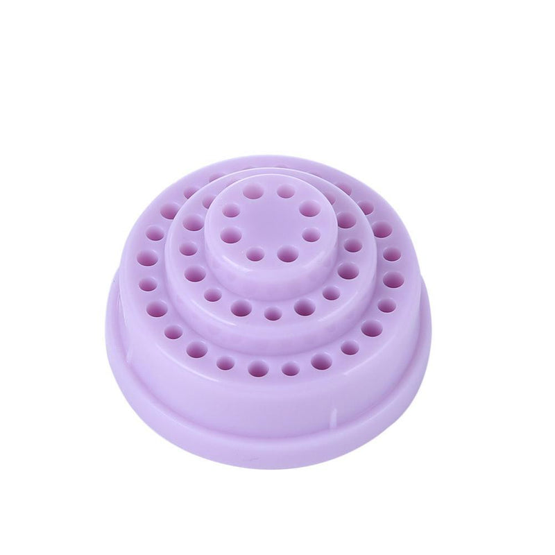 48 Holes Storage Box Nail Drill Bit Holder Display Standing Container Manicure T