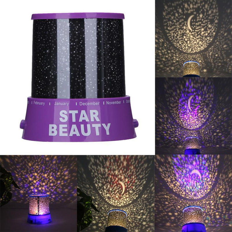 Romantic LED Starry Night Sky Projector Lamp Kids Gift Star Light Cosmos Newly