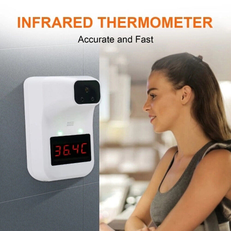 Practical Digital Wall Mounted Thermometer Infrared Temperature Sensor Meter