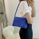 Fashion Multi Layer PU Solid Color Underarm Bag Women Casual Tote Shoulder Bags