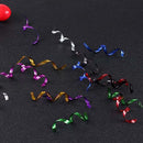 8 Bags Party Baking Ste Wrapping Metallic Wire Cellophane Bag Pack Sealing Ties