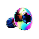 12x Bike Disc Brake Rotor Bolts T25 M5x10mm Alloy Steel Screws (Multicolor)