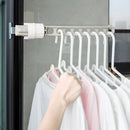 Clothes Hanger Drying Rack Wall Mounted Bathroom Space Saving Laundry Organizer