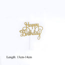 Party Supplies Festival Cake Topper Cupcake Cake Decor Tool Happy Birthday