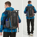 40L Waterproof Travel Cycling Camping Backpack with Rain Cover (Black) Newly