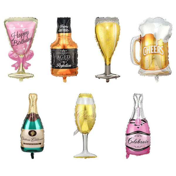 Decorations Collection Champagne Goblet Balloon Decorations Helium Balloon