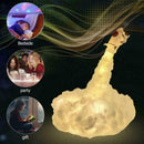 Astronaut LED Night Light Lamp Rocket Shuttle Neon Space Galaxy Gift Kids U9Y4