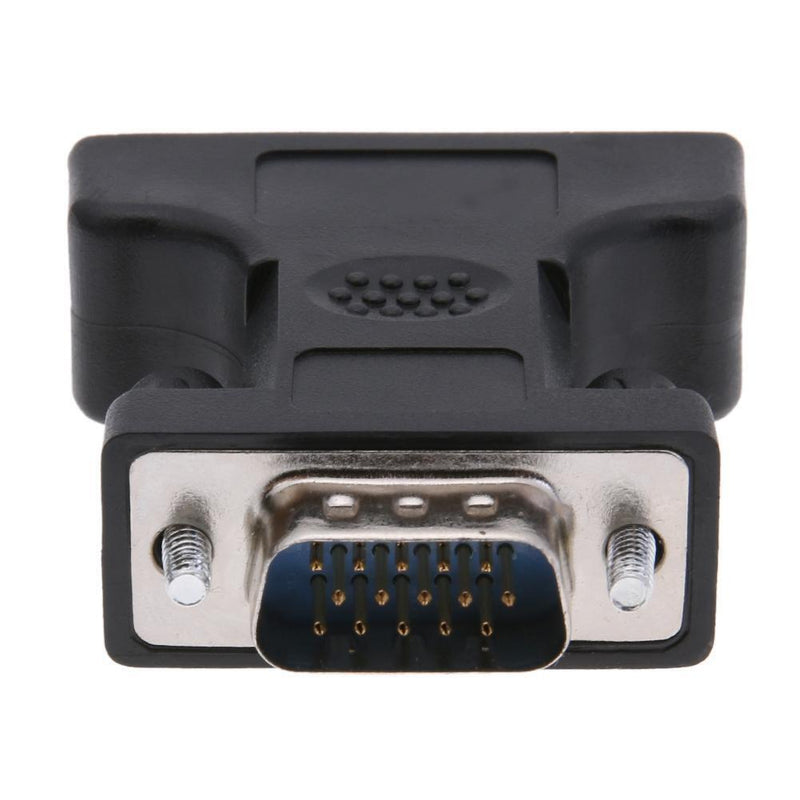 24+5Pin DVI Female to 15Pin VGA Male Cable Extender Adapter Connector