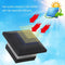6LED Solar Power Fence Light Waterproof Square Column Lamp Garden Decoration