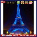 5D Round Diamond Painting Cross Stitch Eiffel Tower Needlework Rhinestone C