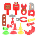 22pcs Portable Simulation Repair Toolbox Kit for Kindergarten Kids Children Toys