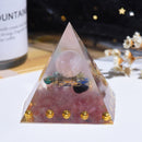 Crystal Energy Generator Orgone Pyramid Spirit Healing Orgonite Stone (A) Newly