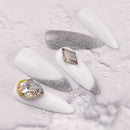 Light Round Shape Jewelry Making Rhinestones Flatback Nail Gems Set for Women