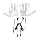 2pcs 5V Hand Warmer Heater USB Gloves Heated Pads Electric Heating Film Element