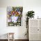 Chair Flower Oil Paint By Numbers Kits Canvas DIY Picture Hand Painted Wall A