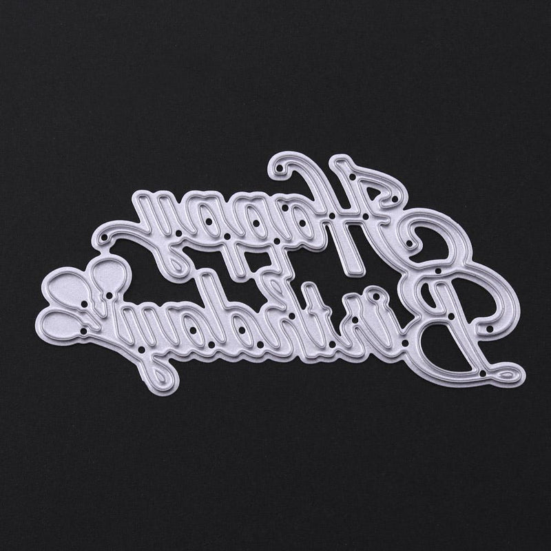 Birthday Writing Pattern Decor DIY Machining Die Carbon Steel Stencil