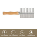 Pet Dematting Flea Comb Cats Dog Grooming Hair Removes Brush (Double Side) Newly