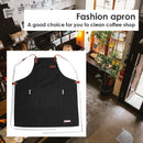 Men Women Canvas Apron Adjustable Home Kitchen Chef Cooking Pinafore with Poc