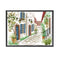2 Strands Street Corner Partial Embroidery Stamped Cross Stitch Home Decor Gifts