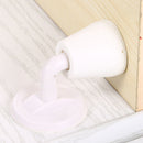 Silicone Adhesive Door Stopper Floor Protective Pad Holder Door Wall Bumper