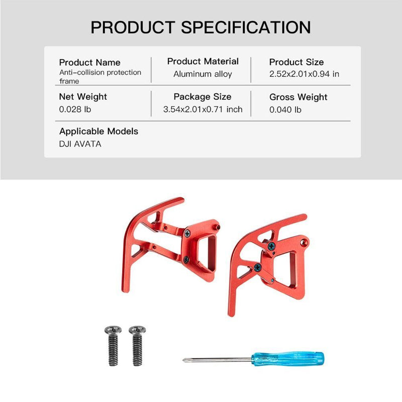 Drone Aluminum Alloy Protector Camera Guard Bar Gimbal Bumper For DJI Avata