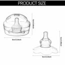 Grade Silicone Frosted Nipple Everters with Storage Case Nipple Protector Clear