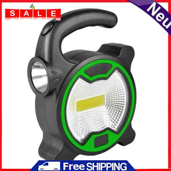 Handheld COB LED Flashlight Outdoor Tent Camping Flash Lights Hiking Equipment