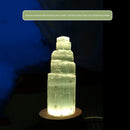 Selenite Tower Quartz Lamp Crystal Ornaments Craft Reiki Healing Home Decoration