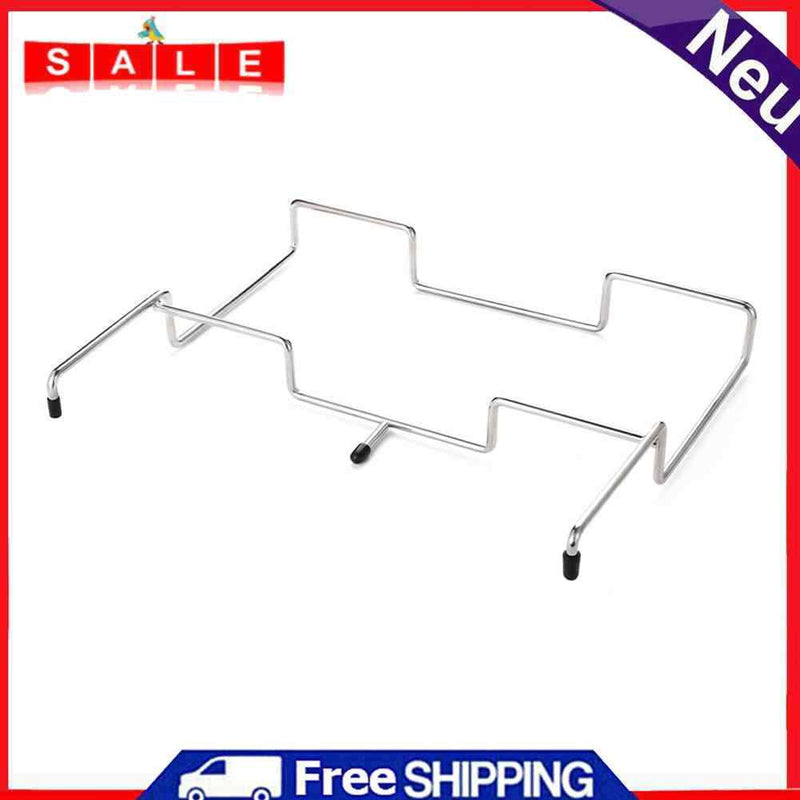 Stainless Steel Outdoor Camping Picnic Trash Bag Holder Garbage Storage Rack