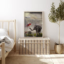 Full Embroidery Cross Stitch Set Needlework Kit 11CT Elephant Animal Thread