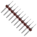 10pcs Circuit Board PCB Drill Bits Tungsten Steel Twist Drill Bits (0.6mm) Newly