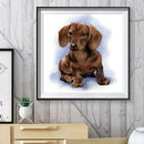 5D DIY Full Drill Diamond Painting Logy Dog Cross Stitch Embroidery Mosaic