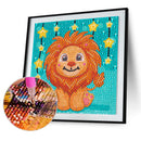DIY Diamond Painting Full Round Crystal Drill Animal Decor for Kids (DX047)