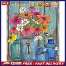DIY Paint By Number Kit Vase Flower Bird Abstract Acrylic Paint Art Craft Gift