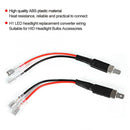 2pcs H1 LED Conversion Wiring Cable Adapter Holder for LED Headlight Bulbs Newly