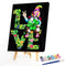 40x50cm DIY Gnome Oil Paint By Numbers Wall Home Living Room Bedroom Decoration