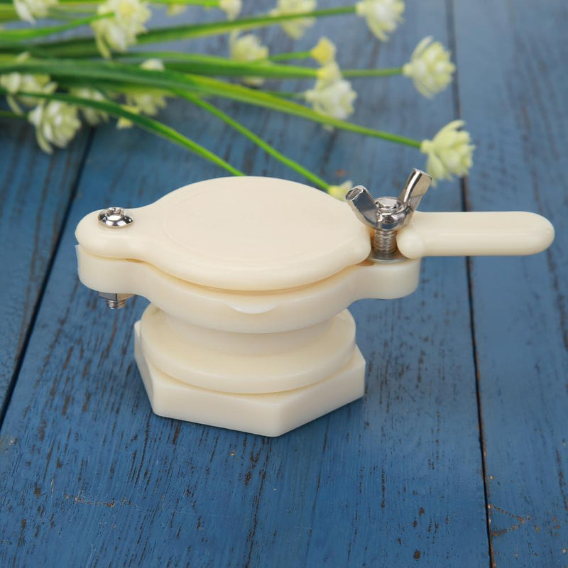 Nylon Bee Extractor Honey Tap Gate Valve Gardening Beekeeping Equip (White)