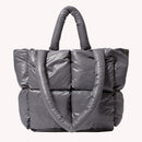 Women Checkered Quilted Shoulder Bag Female Casual Solid Color Underarm Bags