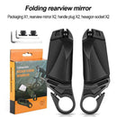 Bicycle Folding Rearview Mirror Bicycle Rearview Mirror Y0Y8